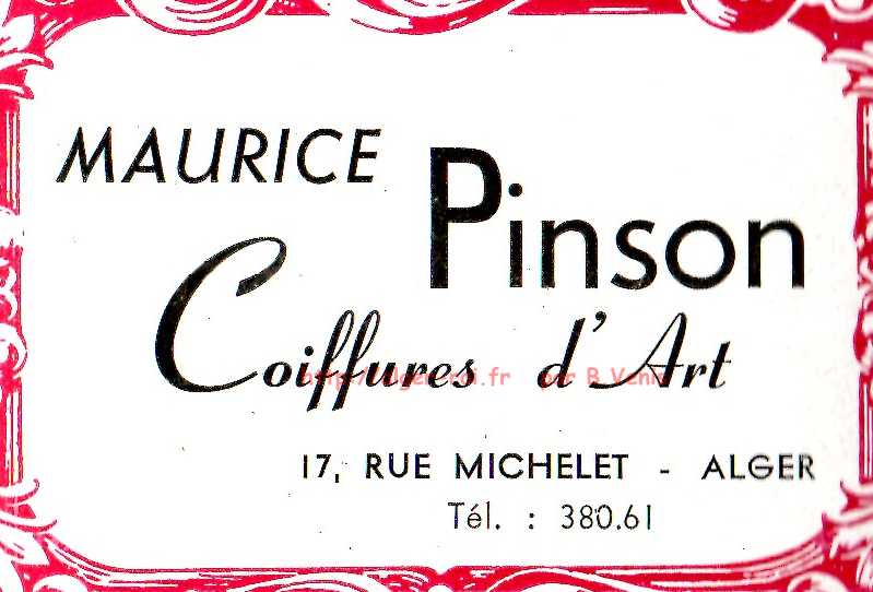 Maurice PINSON,rue michelet