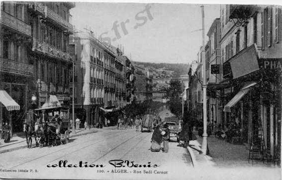 Alger : la rue Sadi Carnot