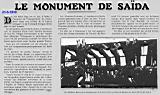 Inauguration du MONUMENT aux SOLDATS de la LEGION ETRANGERE... 