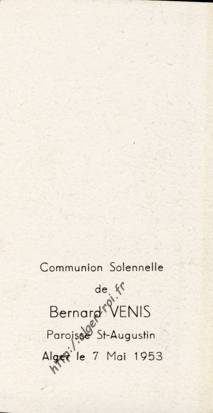 communion  Bernard Venis