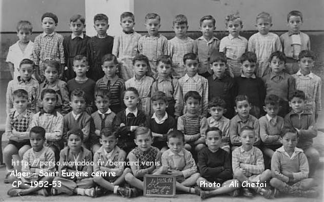 École primaire centre - Cours préparatoire - 1952-1953
