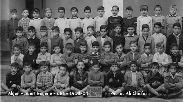 École primaire centre - Cours élémentaire 1- 1953-1954