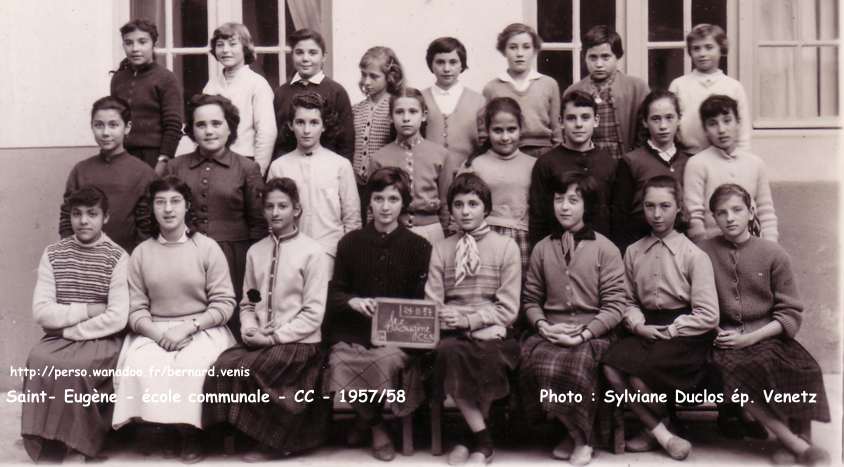 École communale - CC6 - 1957- 1958