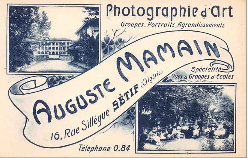Auguste Mamain - photographe