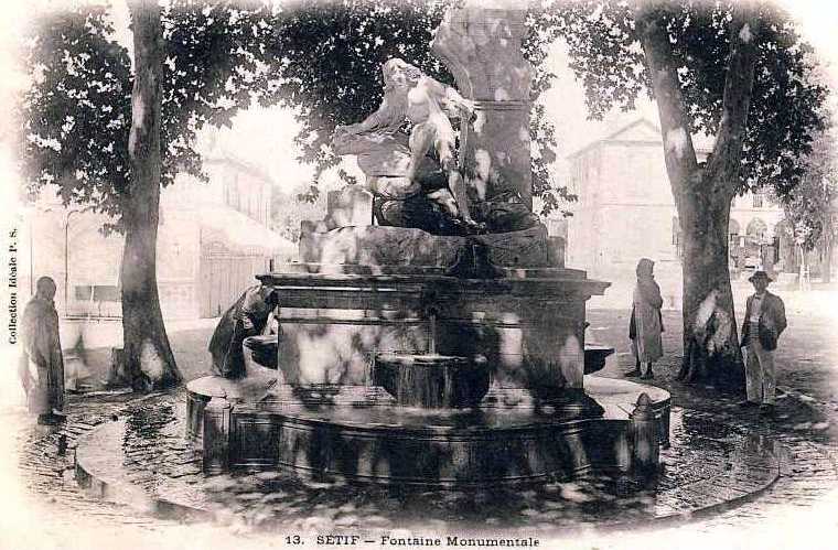 setif,fontaine monumentale;