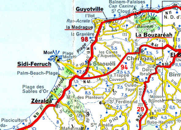 Entre Sidi Ferruch et Zéralda
