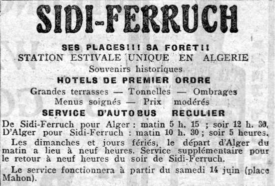 Echo d'Alger du 12-6-1919 - Transmis par Francis Rambert
