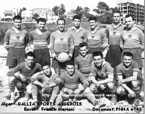 GALLIA: Champion d'Afrique du Nord en 1946
