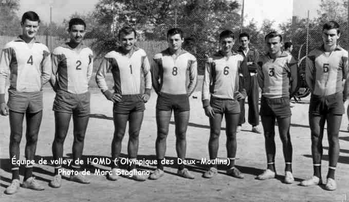 L'équipe de volley de l'ODM, Olympique des Deux-Moulins