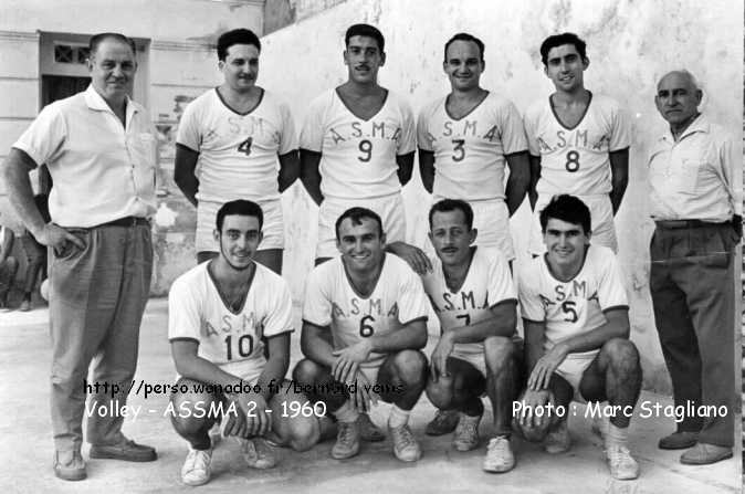 L'équipe de volley de l'ASSMA, Mairie d'Alger
