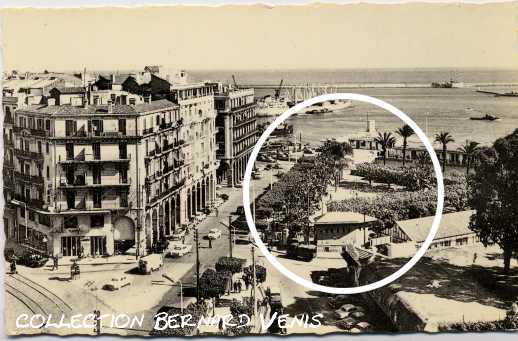 Alger : le square Guynemer ex-Bab-Azoun ou Laferrière.