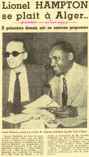 Lionel HAMPTON se plaît à Alger... 