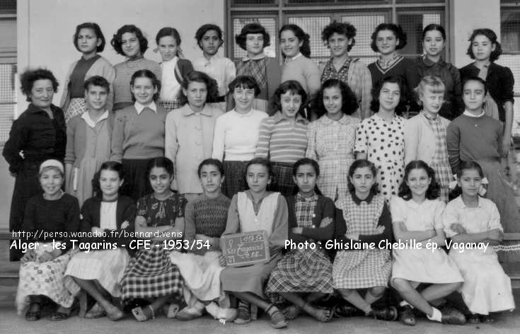 Classe de fin d'études, 1953-1954