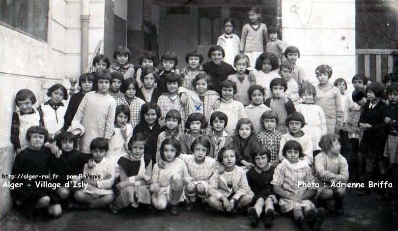 École de filles Village d'Isly, Maternelle, 1934-1935