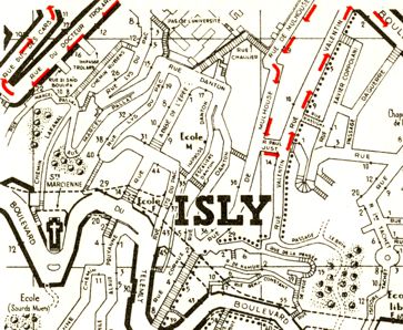 Quartier Isly (plan Vrillon, 1959)