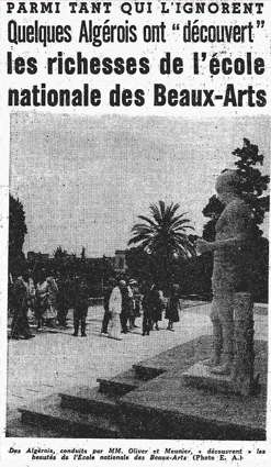 Ecole nationale des Beaux-Arts - juin 1959