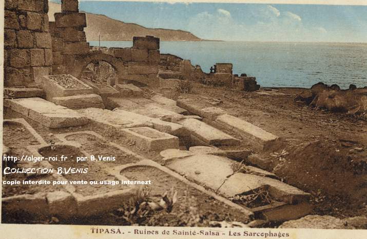 Ruines de Sainte Salsa, sarcophages