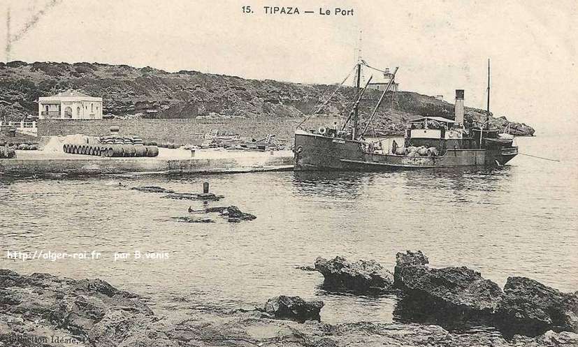 Tipasa, le port