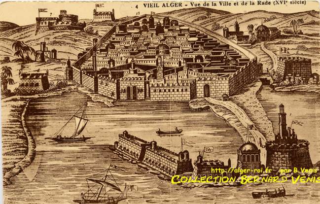 vue de la ville et de la rade - XVIè siècle)