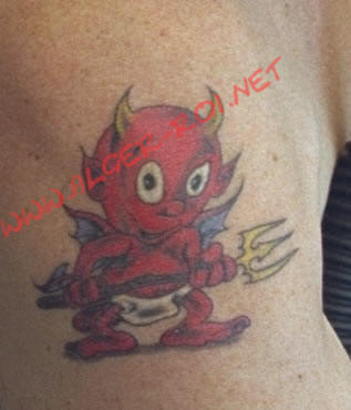 7_diable tatoué sur mon bras droit