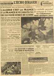 M. MITTERRAND dans une déclaration radiodiffusée :