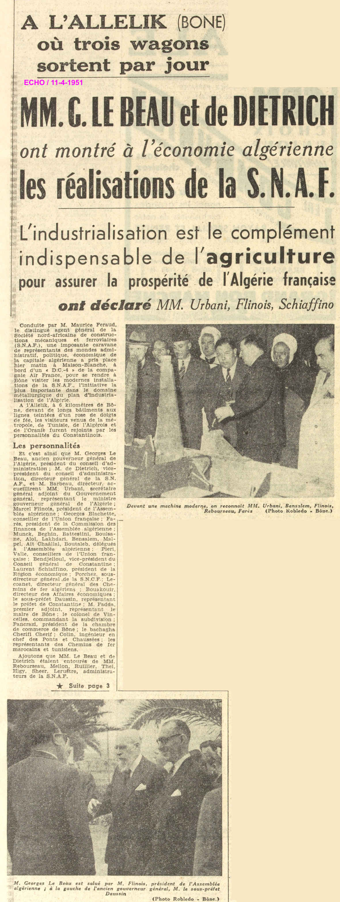 Bone la Snaf societe Nord africaine De Constructions Metalliques http Bone la Snaf societe Nord africaine De Constructions Metalliques http
