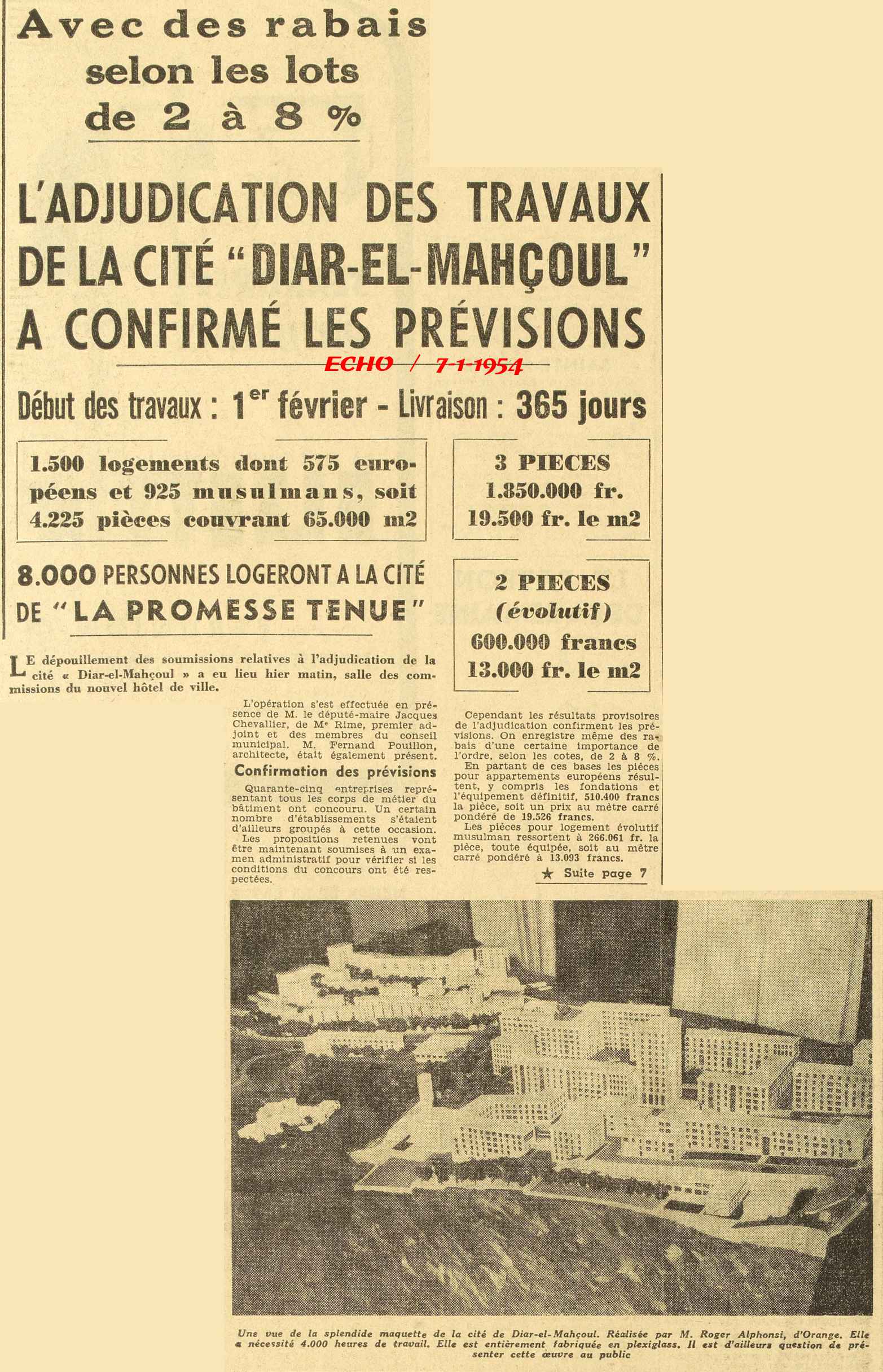 Avec des rabais selon les lots de 2 à 8 %