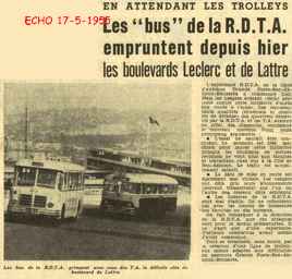 Les bus de la R.D.T.A. empruntent depuis hier les boulevards Leclerc et de Lattre